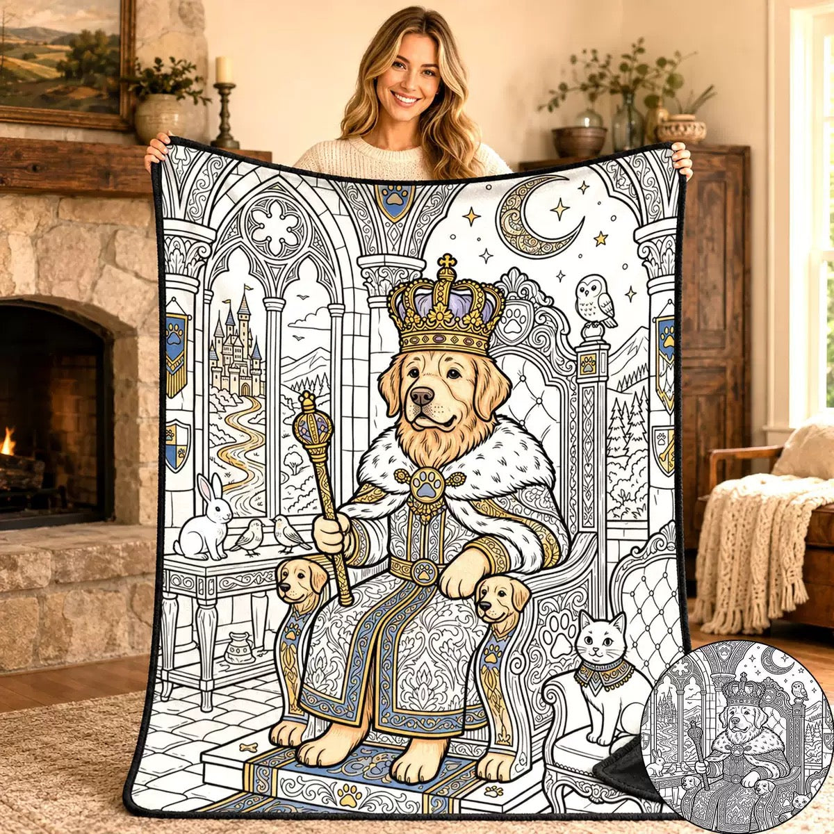 Zavrlyshop™ Coloring Blanket🖍️ Color It. Wash It. Repeat It! 🔄✨