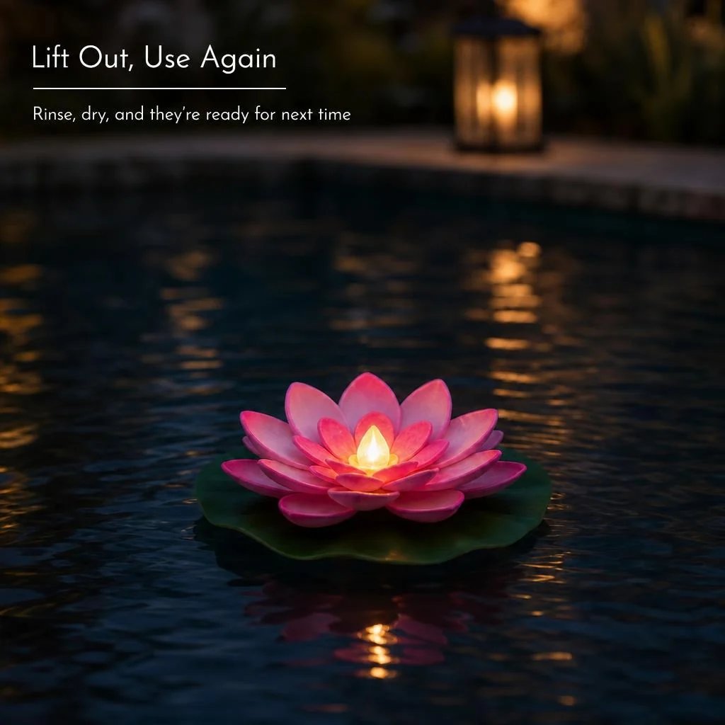 zavrlyshop™ Floating Lotus Lights
