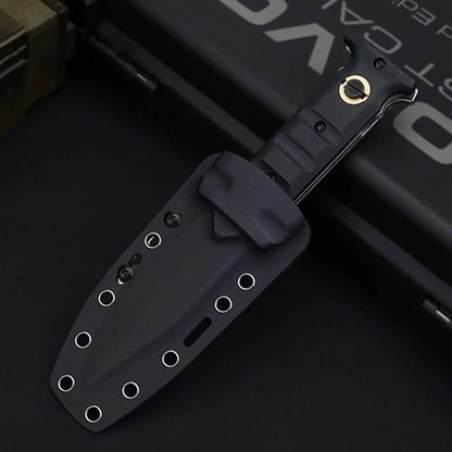D2 Button Lock Folding Knife