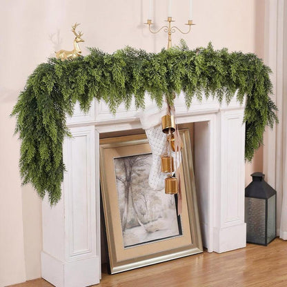 💥6 FT Artificial  Cypress Rattan – Winter Greenery