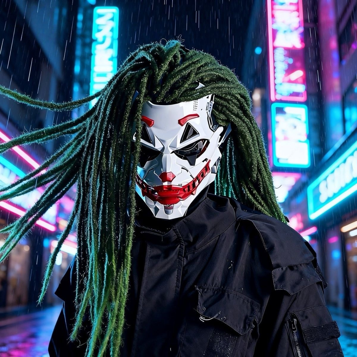 🔥Hot Sale 49% OFF🔥Cyberpunk Joker Mask - The Ultimate Cosplay  Statement Piece