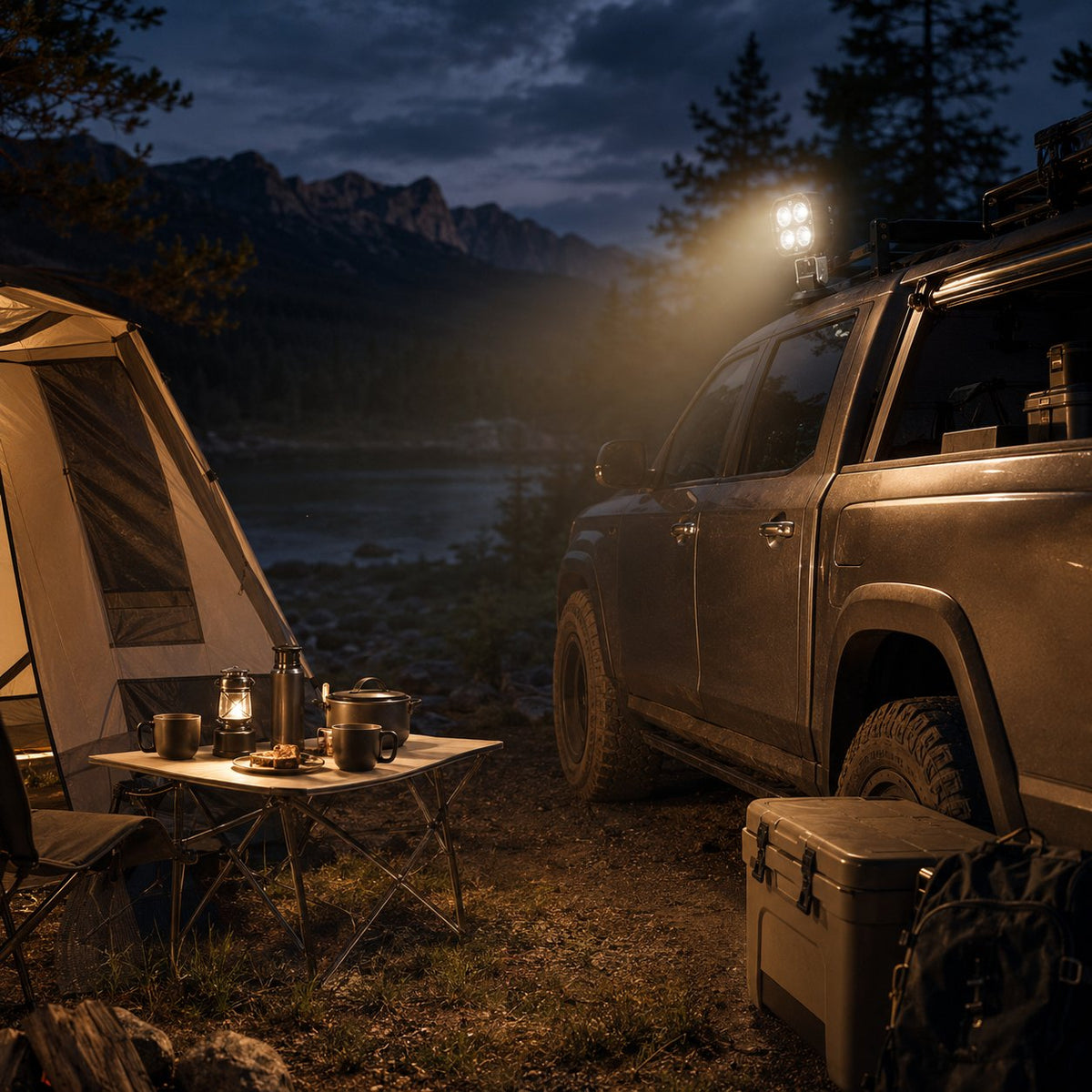🚙 🔥Omni-Directional 360-degree rotation LED Pod Light