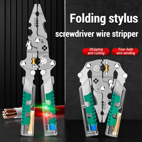 🛠️8-in-1 Multi-Tool | Heavy Duty Stripper | CNC Precision | Pocket Workstation⚡