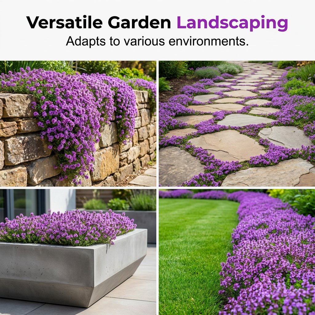 🌺Creeping Thyme Seeds, Multi‑Color Ground Cover Flower Seeds🌺