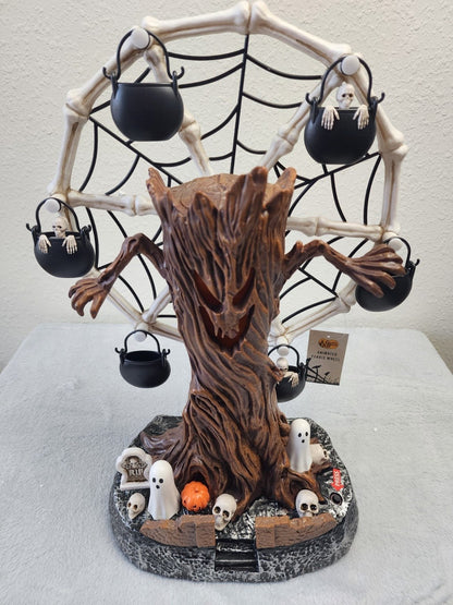 🎁LAST DAY 50% OFF🎃 Animated Halloween Ghost Tree Ferris Wheel 🎡