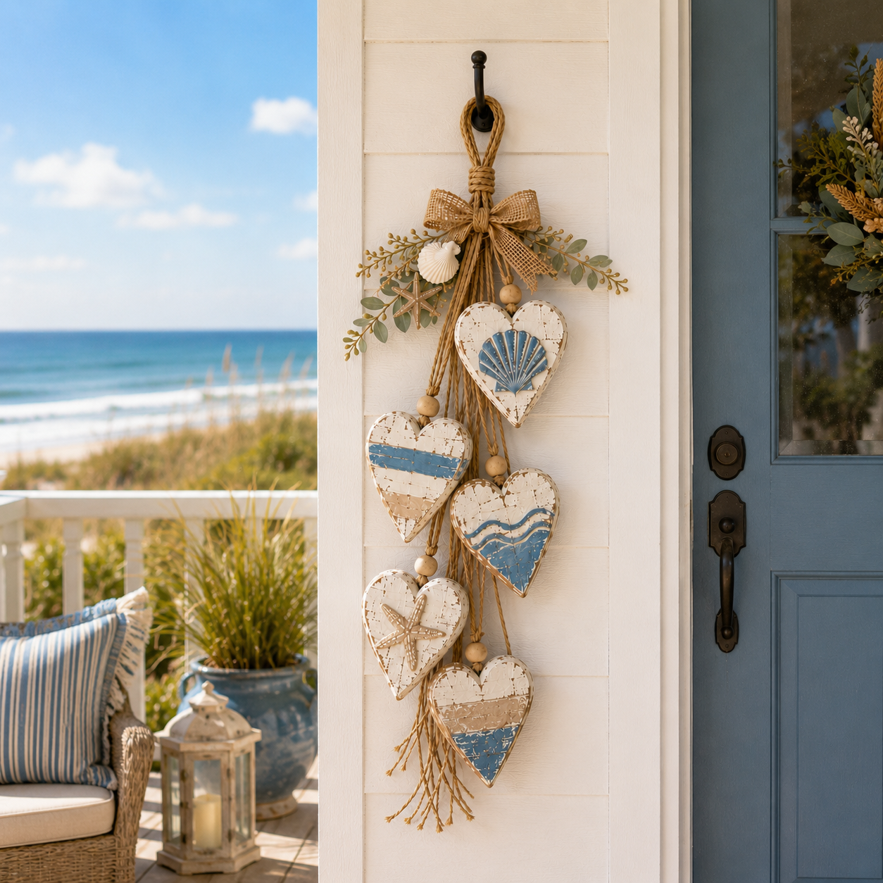 🍂🤎Hanging Heart Wall Decor