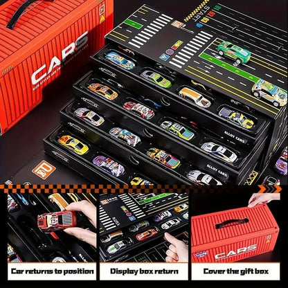 🎁LAST DAY 50% OFF🏎️48pcs Pull-Back Toy Cars Set