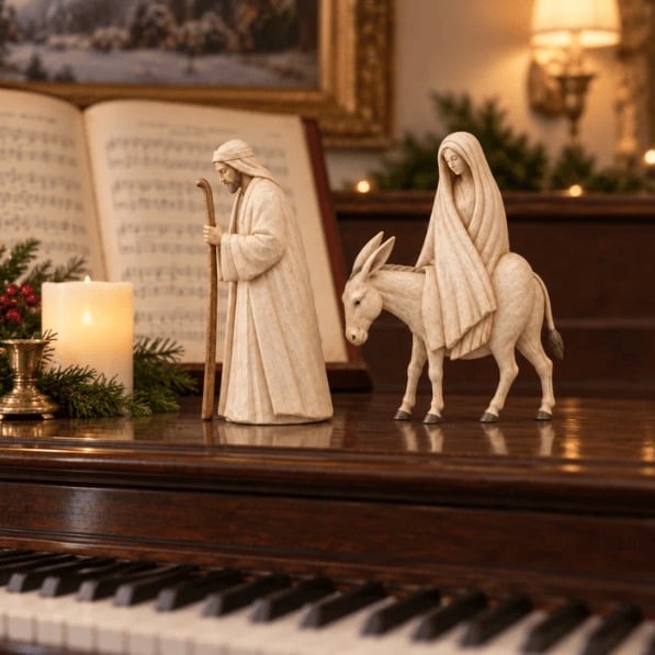 🔥Last Day 49% OFF🚶 🌟 Journey to Bethlehem Nativity Figurine Set