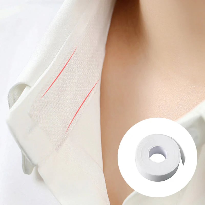 💄👔Disposable Shirt Collar Protectors - Absorbent Sweat Pads