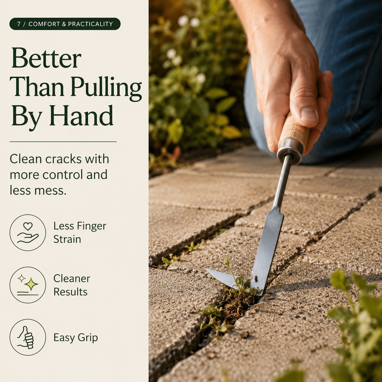 Patio Crack Weeder🌿 🔪