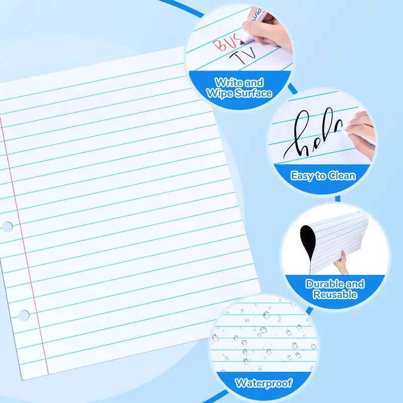📝 Giant Magnetic Dry Erase Drawing Pad – Large Reusable Whiteboard for Classroom, Homeschool & Creative Learning Activities