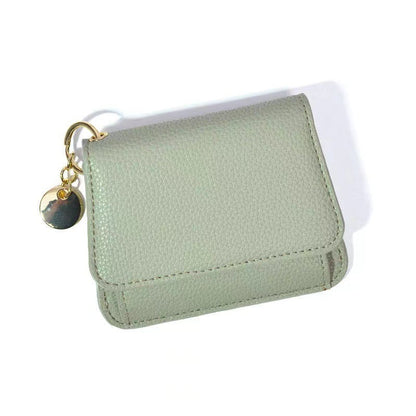💖🌹RFID Short Wallets for Women – Fashionable Card Holder with Key Ring & Coin Purse