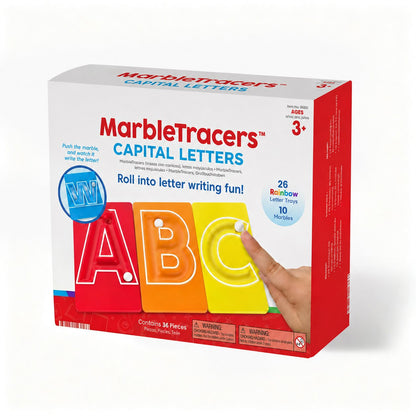 🔥Last Day 49% OFF-2026 Ingredientp®🔤Marble Tracers - Lowercase Letters🌀Roll Into Letter-Writing Fun!