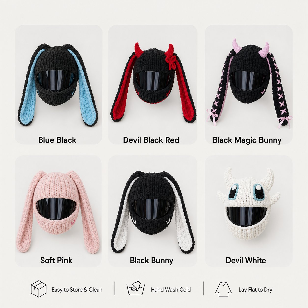 🏍️LAST DAY 49% OFF-🔥Handmade Helmet Cover | Cute Knit Helmet Topper for Motorcycle & Bike Helmets