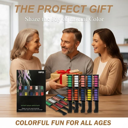 10-Color Vibrant Hair Dye Stick