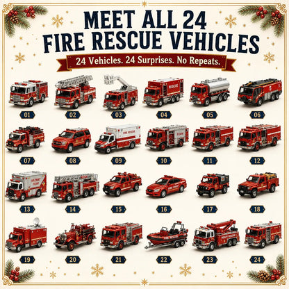 🚜Build the Fleet Collection 24-Day Vehicle Advent Calendar Series | ✨A New Adventure Every Morning