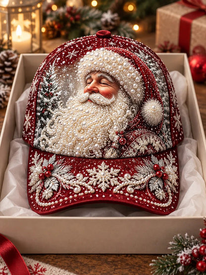 🎄 Christmas Graphic Baseball Cap | 7 Festive Adjustable Styles