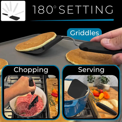 🚀🔥7-in-1 Adjustable Angle Spatula Set