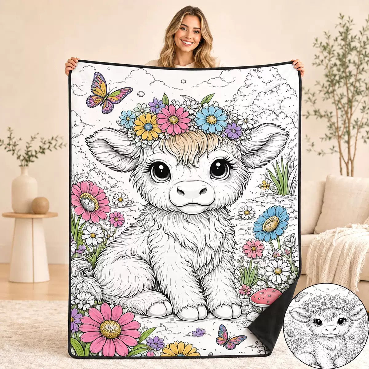Zavrlyshop™ Coloring Blanket🖍️ Color It. Wash It. Repeat It! 🔄✨