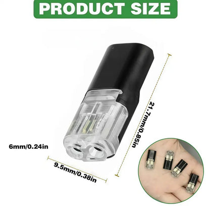 🏆👍🚀Double-Wire Plug-in Connector Led Light Strip Connectors 2 Pin