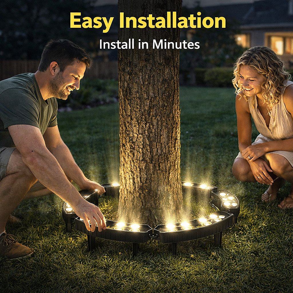🌳 LED Ring Tree Light(Single piece) | Outdoor Waterproof Landscape Spotlight