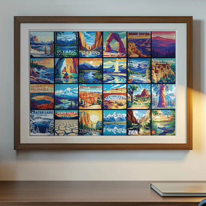 🔥Last Day 49% OFF - 🏞️🧩National Parks Advent Calendar | 🏙️🎁 A Holiday Countdown Full of Travel Dreams