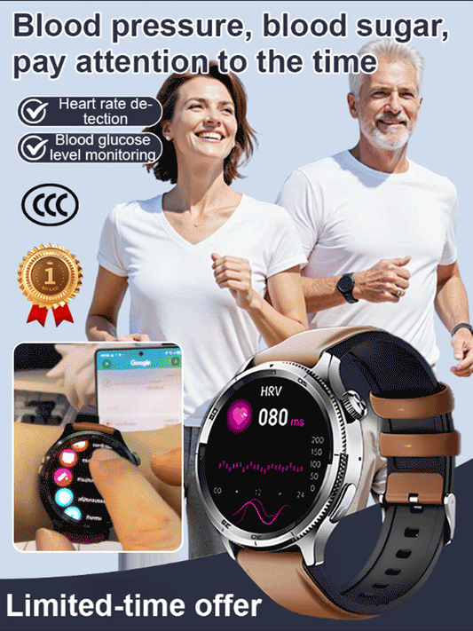 ❤️Flagship Smartwatch for Health Protection-24/7 Health Data Center