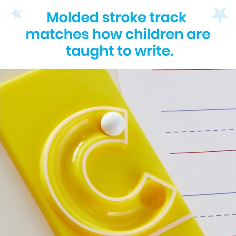 🔥Last Day 49% OFF-2026 Ingredientp®🔤Marble Tracers - Lowercase Letters🌀Roll Into Letter-Writing Fun!