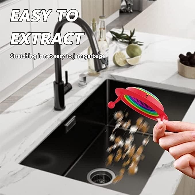 🔥😍Rainbow Expandable Sink Strainer Basket