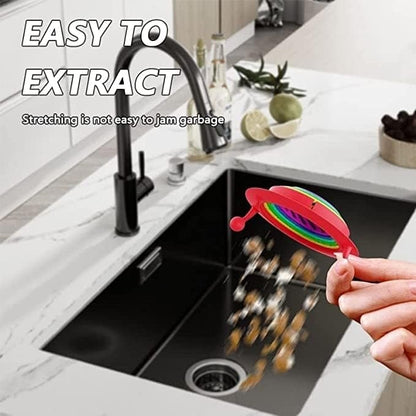 🔥😍Rainbow Expandable Sink Strainer Basket