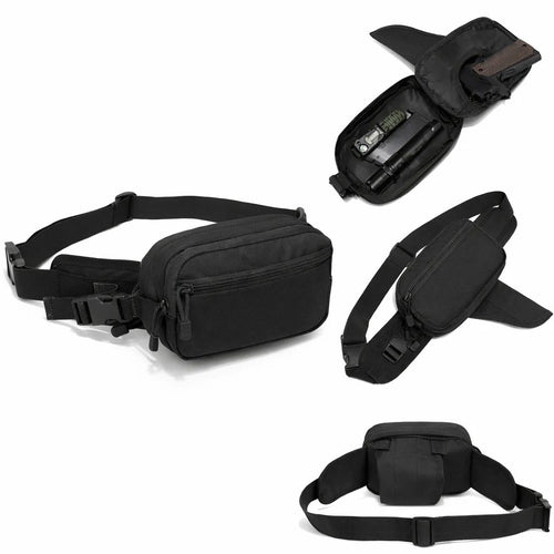 Multifunctional Concealed Carry Hip Bag & Rapid-Access Holster