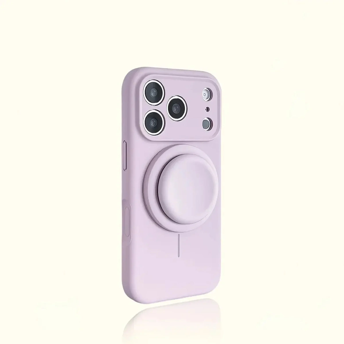 Magnetic Stand Liquid Silicone Full Coverage Phone Case with AI Capture Button for iPhone 18 Pro Max