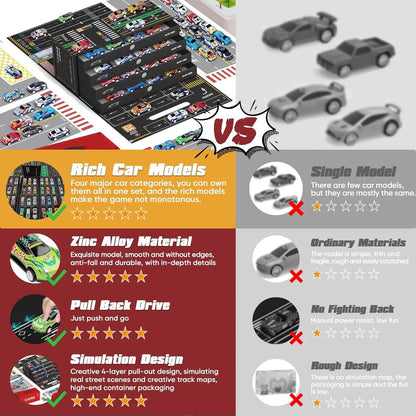 🎁LAST DAY 50% OFF🏎️48pcs Pull-Back Toy Cars Set