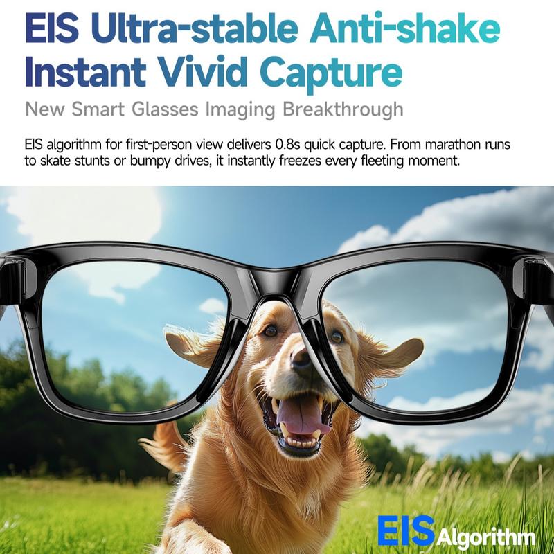 Smart AI Translation Camera Bluetooth Glasses—8 MP Pixels, 160+ Languages, Real-Time Translation
