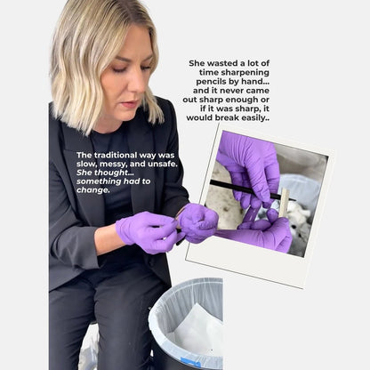 💯 ✨ Precision PMU Pencil Sharpener – Portable Handheld Sharpener for Permanent Makeup Artists