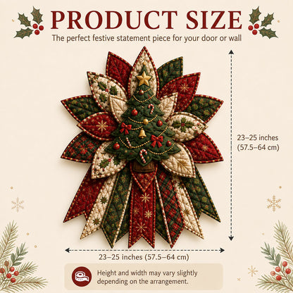 ⭐ 🎄 Christmas Sale 50% OFF 🎉 – DIY Quilted Christmas Door Hanging Kit for Festive Holiday Home Deco