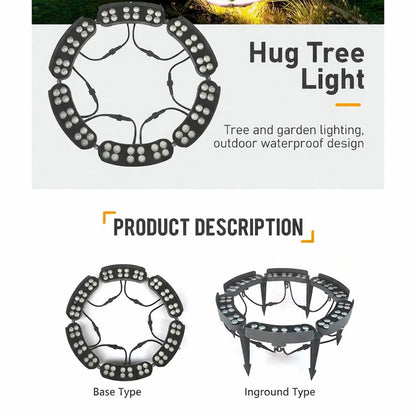 🌳 LED Ring Tree Light(Single piece) | Outdoor Waterproof Landscape Spotlight