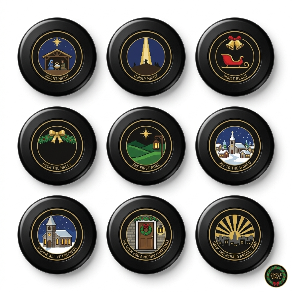 Christmas Tunes Player – 9 Magnetic Discs