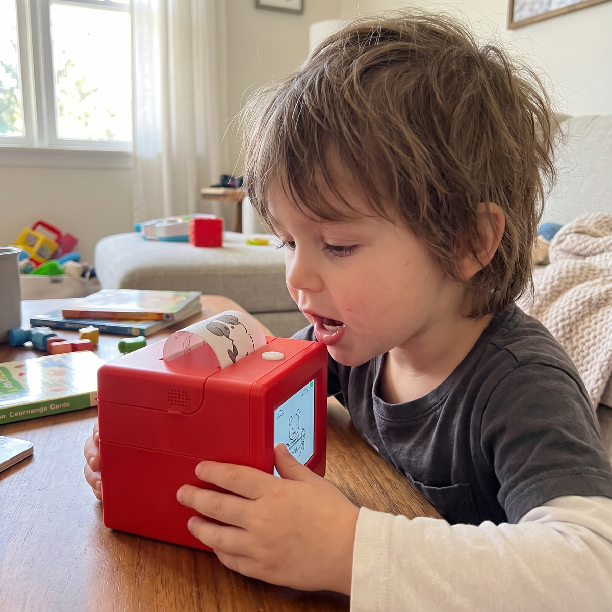 AI Voice-Activated Mini Sticker Printer