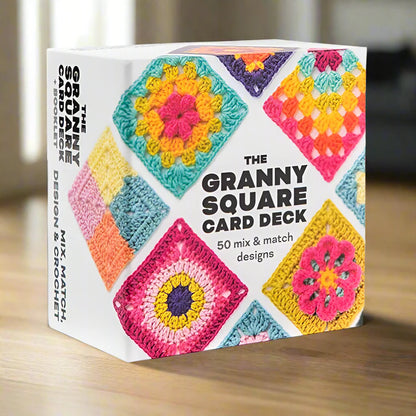 🧶 The Granny Square Card Deck • 50 Creative Crochet Patterns ✨