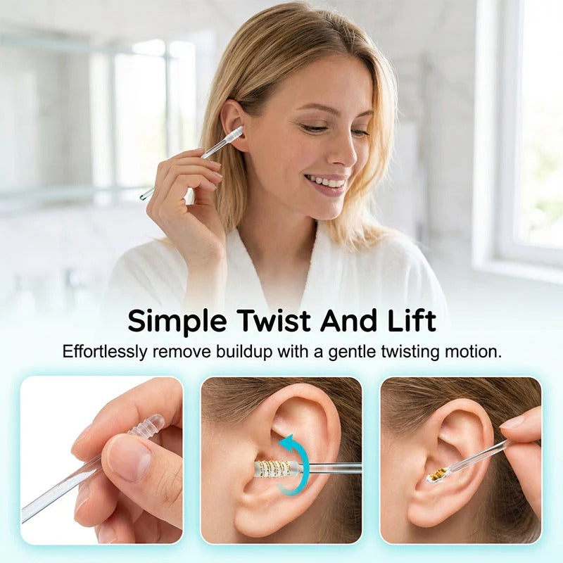 🔥UMMER SALE 49% OFF 💦Sticky Ear Cleaning Sticks – Gentle, Visible Ear Care
