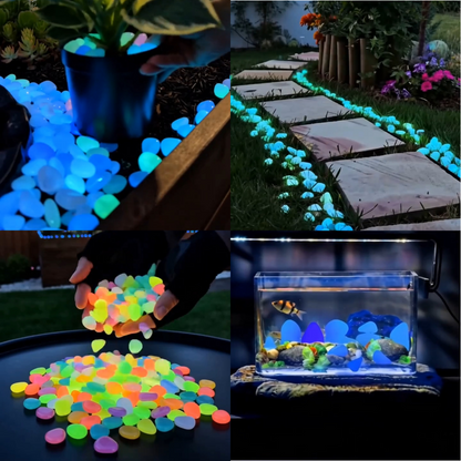 🔥LAST DAY SALE - 60%OFF🔥🌈Colorful Glow-in-the-Dark Garden Stones