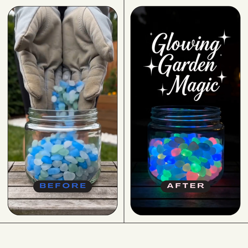 🔥LAST DAY SALE - 60%OFF🔥🌈Colorful Glow-in-the-Dark Garden Stones