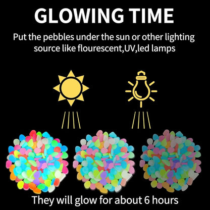 🔥LAST DAY SALE - 60%OFF🔥🌈Colorful Glow-in-the-Dark Garden Stones