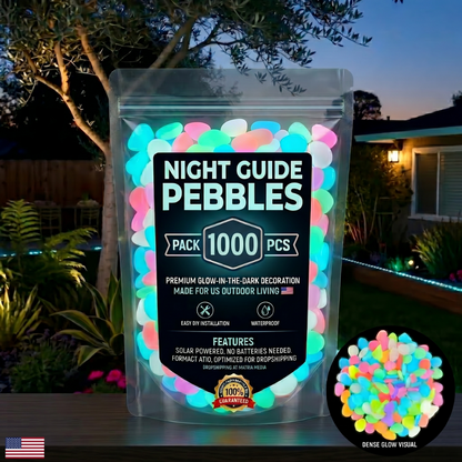 🔥LAST DAY SALE - 60%OFF🔥🌈Colorful Glow-in-the-Dark Garden Stones