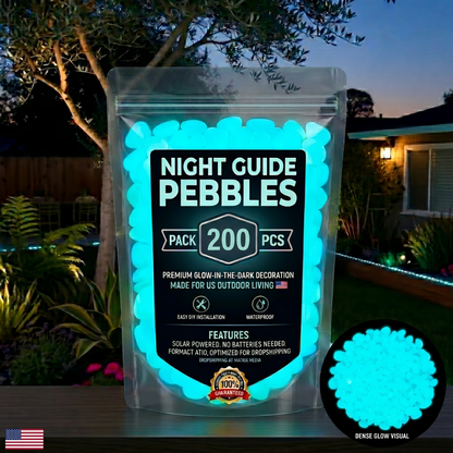 🔥LAST DAY SALE - 60%OFF🔥🌈Colorful Glow-in-the-Dark Garden Stones