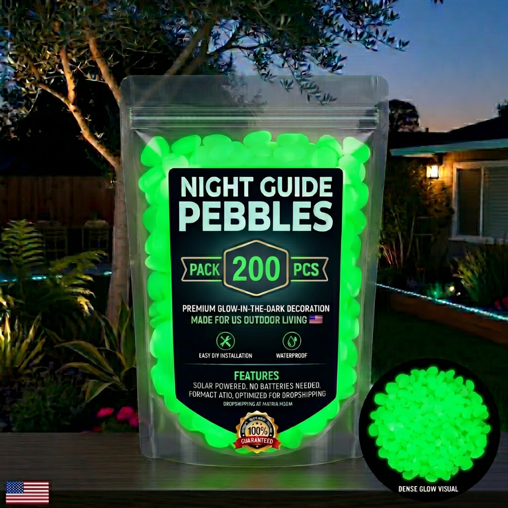 🔥LAST DAY SALE - 60%OFF🔥🌈Colorful Glow-in-the-Dark Garden Stones