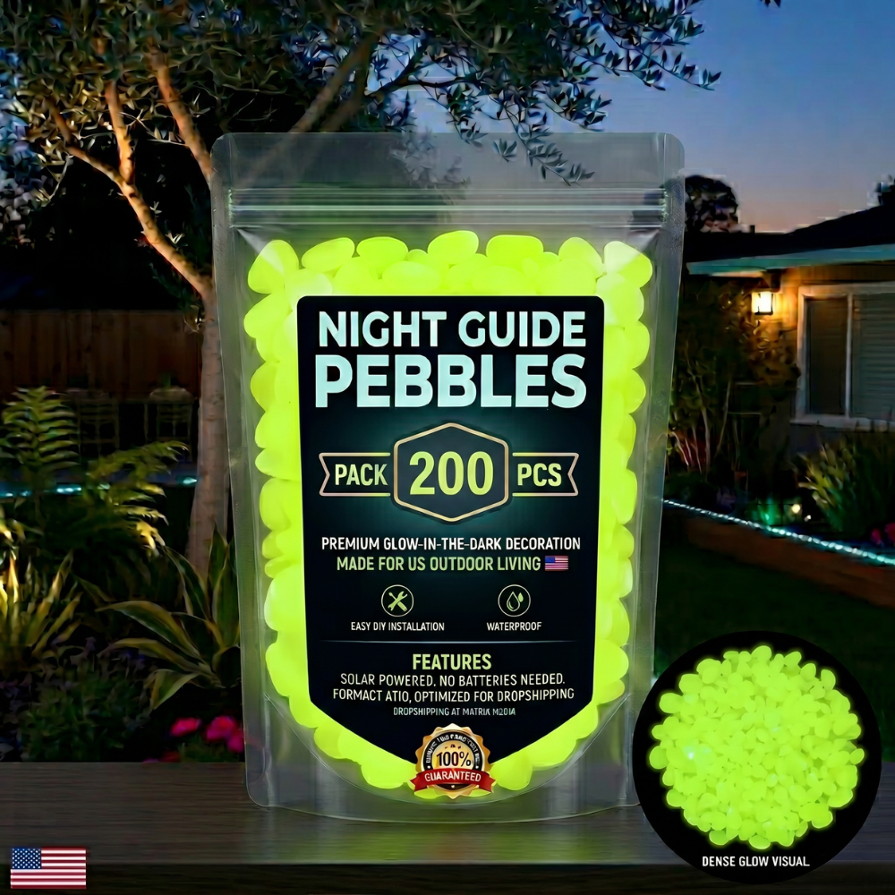 🔥LAST DAY SALE - 60%OFF🔥🌈Colorful Glow-in-the-Dark Garden Stones