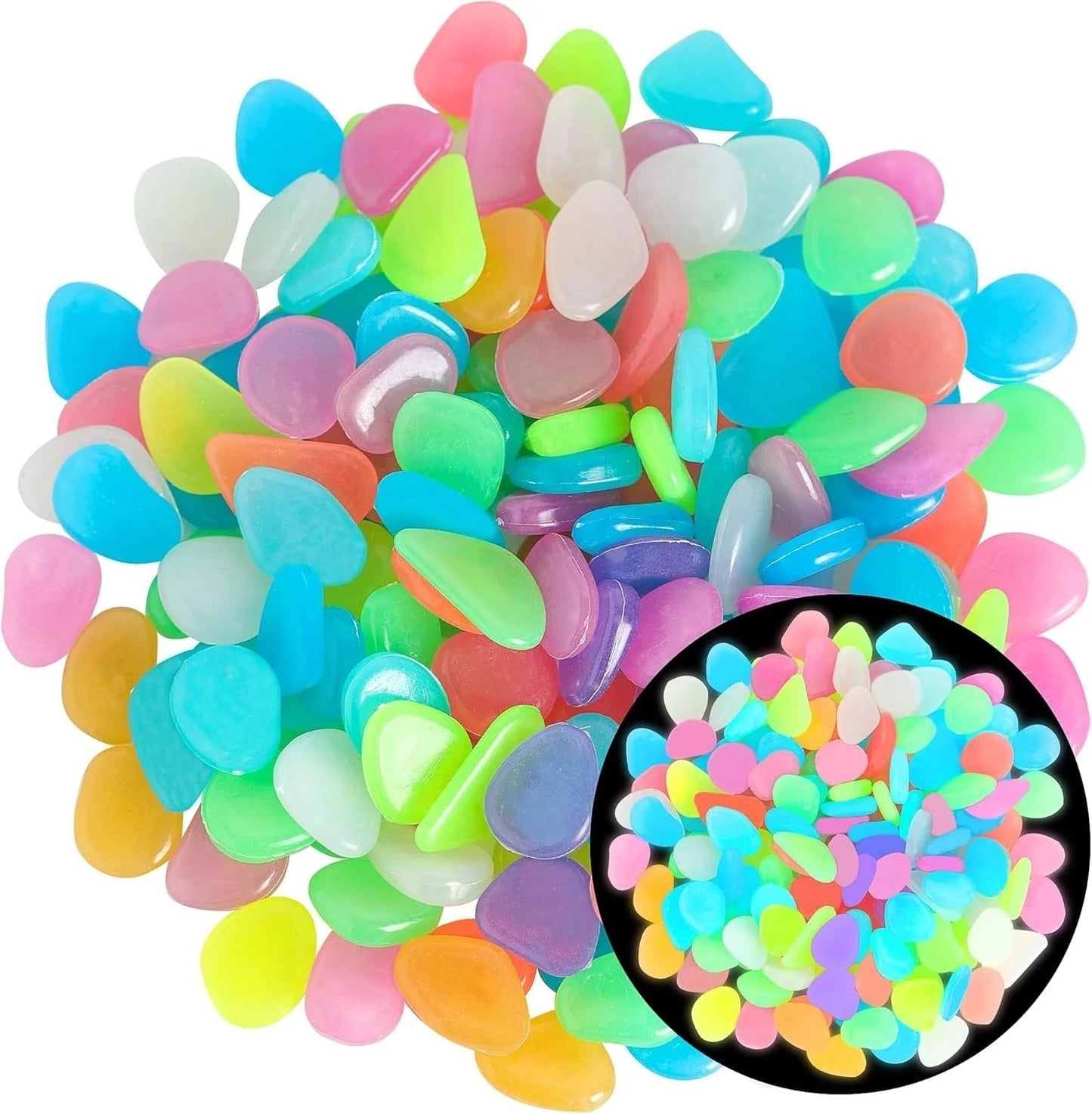 🔥LAST DAY SALE - 60%OFF🔥🌈Colorful Glow-in-the-Dark Garden Stones