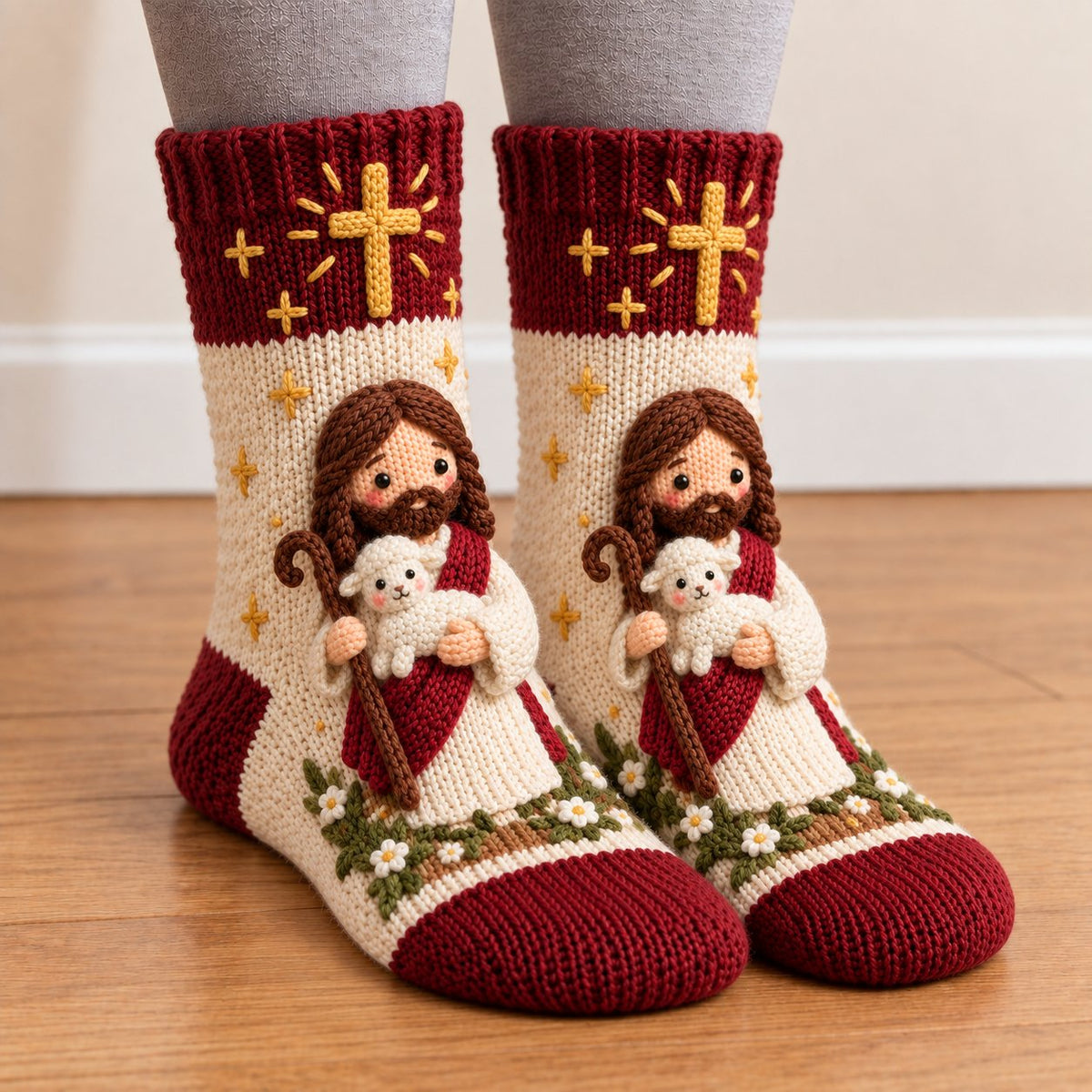 🎄Last Day 50% OFF-3D Nativity Christmas Socks